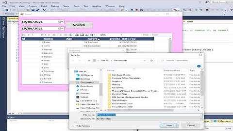 How to change report rdlc file name export in VB. net