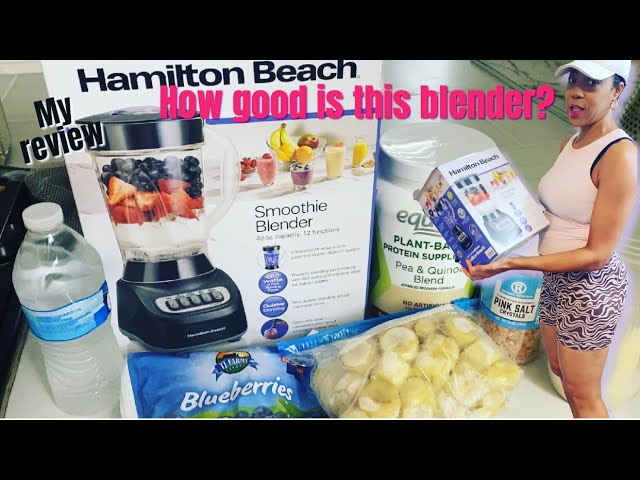 Hamilton Beach® Smoothie Blender 56 oz. Jar 10 Speeds Black & Reviews