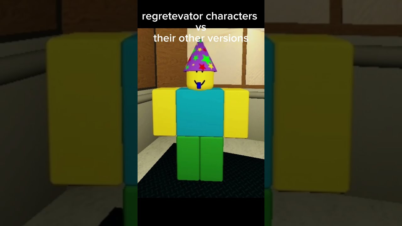 Regretevator Npcs Vs Their Other Versions Shorts Robloxmemes