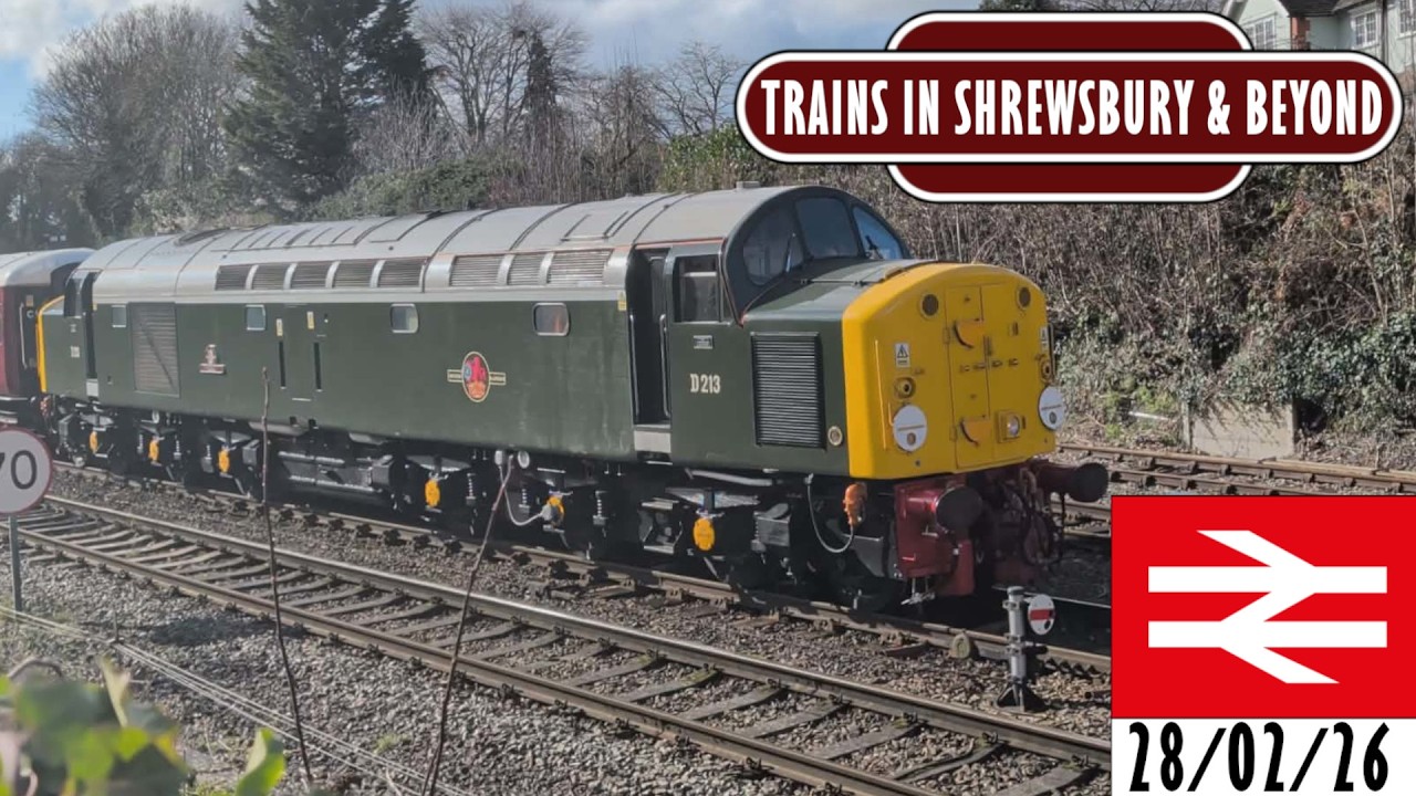 Trains In Shrewsbury 28/02/26