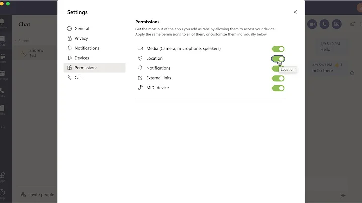 How to manage permissions in Microsoft Teams?