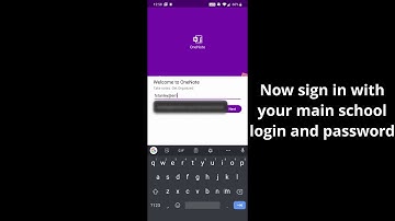How a pupil can submit work to OneNote using a phone (Android)