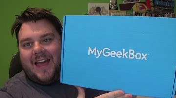 My Geek Box October 2016  Mystery Surprise Subscription Box Unboxing