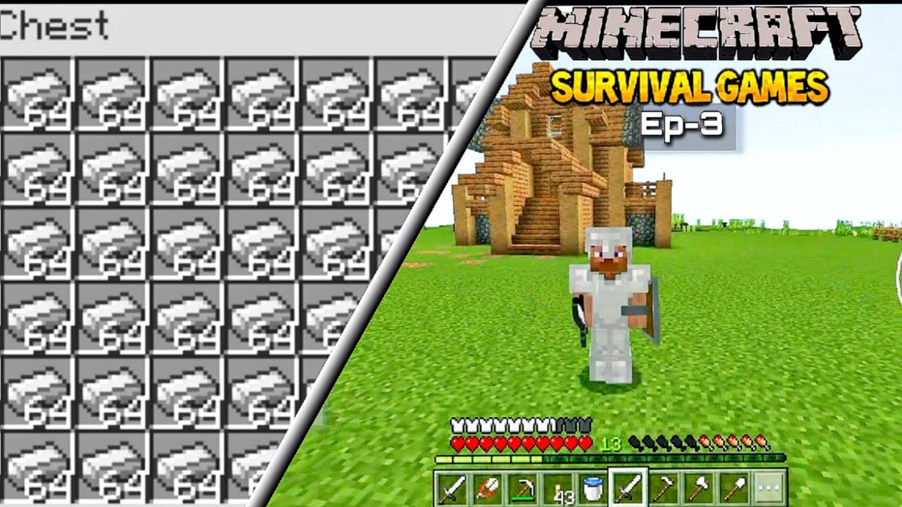 Minecraft survival series EP-3💯 #trending #minecraft #minecraftmemes # ...
