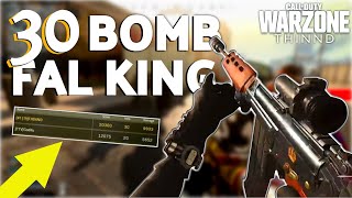 30 BOMB FAL KING in COD Warzone! | THINND Call of Duty Gameplay