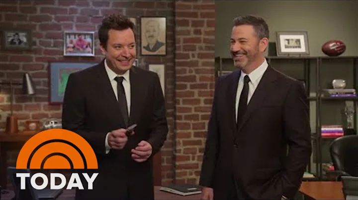 Behind The Scenes Of Fallon And Kimmels April Fool...