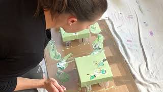 Dutch Pour Technic with a balloon - Fluid Art Acrylic Painting screenshot 5