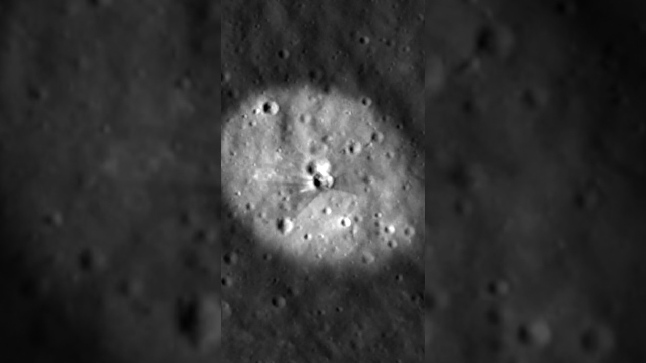 NASA releases images of moon after SpaceX rocket crash