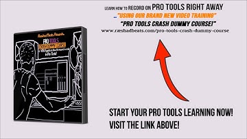 Learn Pro Tools RIGHT NOW with the Pro Tools Crash Dummy Course!