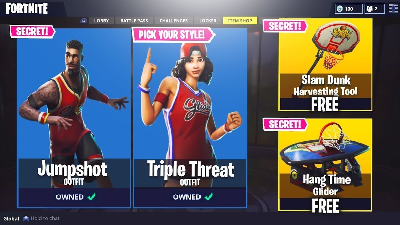 Triple Threatjumpshot Fortnite New Skins Youtube