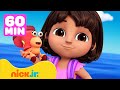 Dora resgata filhotes do mar! 🦀 60 minutos de aventuras | Nick Jr. em Português