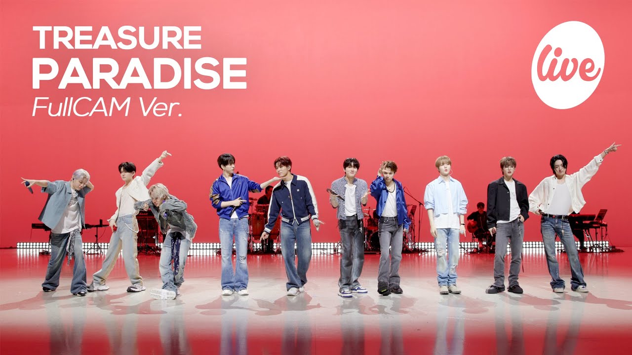 FullCAM] TREASURE(트레저) “PARADISE” Band LIVE | it's Live - YouTube