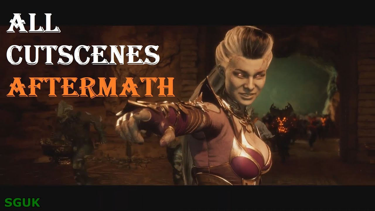 Mortal Kombat 11 Aftermath ALL Revenant Sindel Evil Character Cutscenes ...