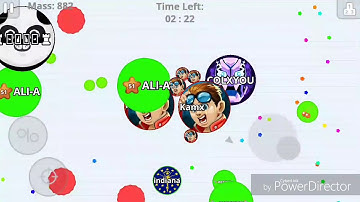 Agario - Teaming in rush mode