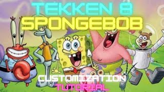 Tekken 8 Sponge Bob Customization Tutorial #tekken8 #tekken8customization #spongebob #squidward 