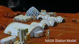 Scale Model making Of NASA Station Demo | Mars diorama