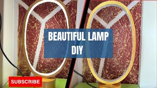 How To Make Lamp At Home|Beautiful Table Lamp DIY |Make Lamp from PVC Pipe |Best Gift Making [Hindi]