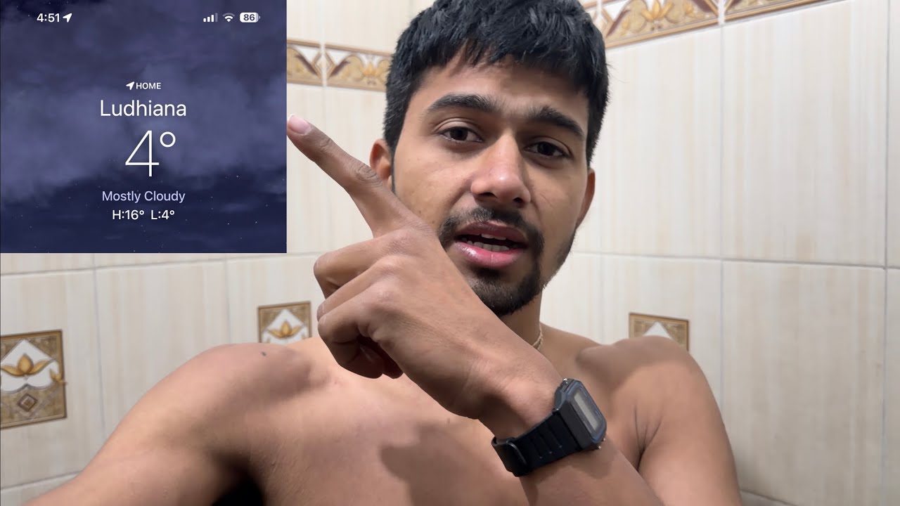 4° C Thand me bhi Gyser use kyu nhi kia? | Arveen Poonia