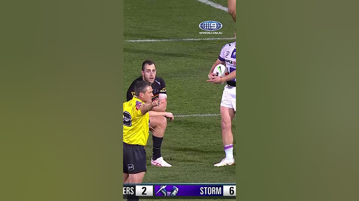 NRL ref kicks trainer off the field! #9WWOS #NRL #RugbyLeague