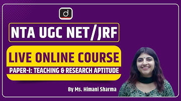 NTA UGC NET Course | December 2023 Cycle | Paper I | Teaching & Research Aptitude