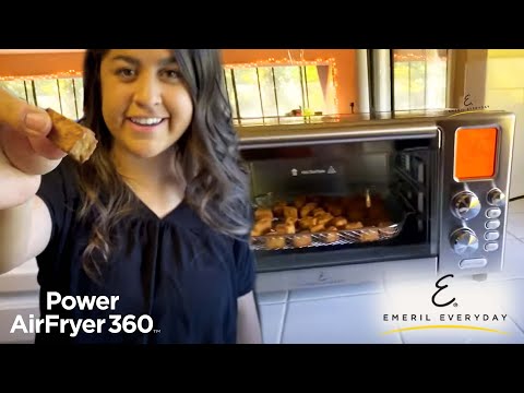 Making Fried Chicken in Emeril Power AirFryer 360 - Air Fryer Recipe Review  by Mary 