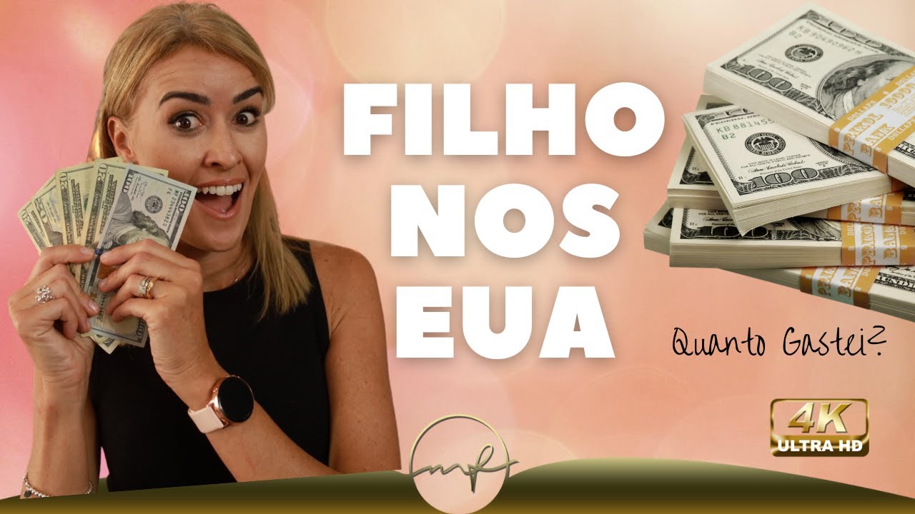 É CARO TER FILHO NOS EUA? 🇺🇸   CONTO TUDO: Exatamente quanto gastei!! 💸