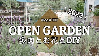 【Vlog307】【多肉植物】OPENGARDEN多肉とお花とDIY