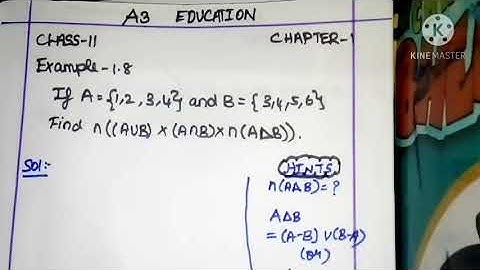 TN Class 11 Maths | CHAPTER 1 Sets Relations and Functions |EXAMPLE-1.8 | TN New Syllabus.