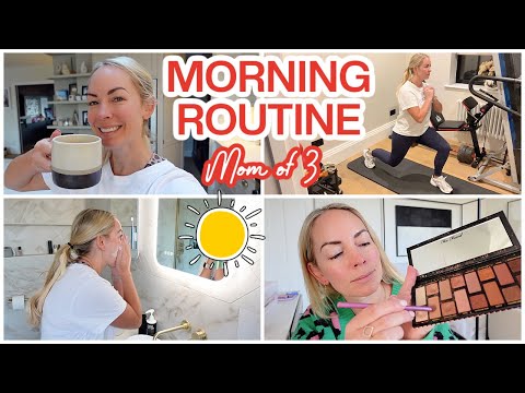 Realistic Morning Routine ☀️ Mom of 3 ~ School Morning