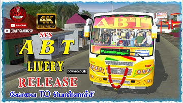 ABT LIVERY RELEASE | SVS BUS MOD | ‎@srs_gaming_bussid
