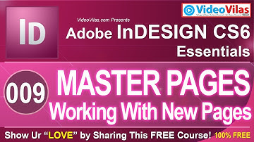 Adobe InDesign Tutorials (Telugu) - 09 - Master Pages InDepth & Pages | Best DTP Training in Telugu