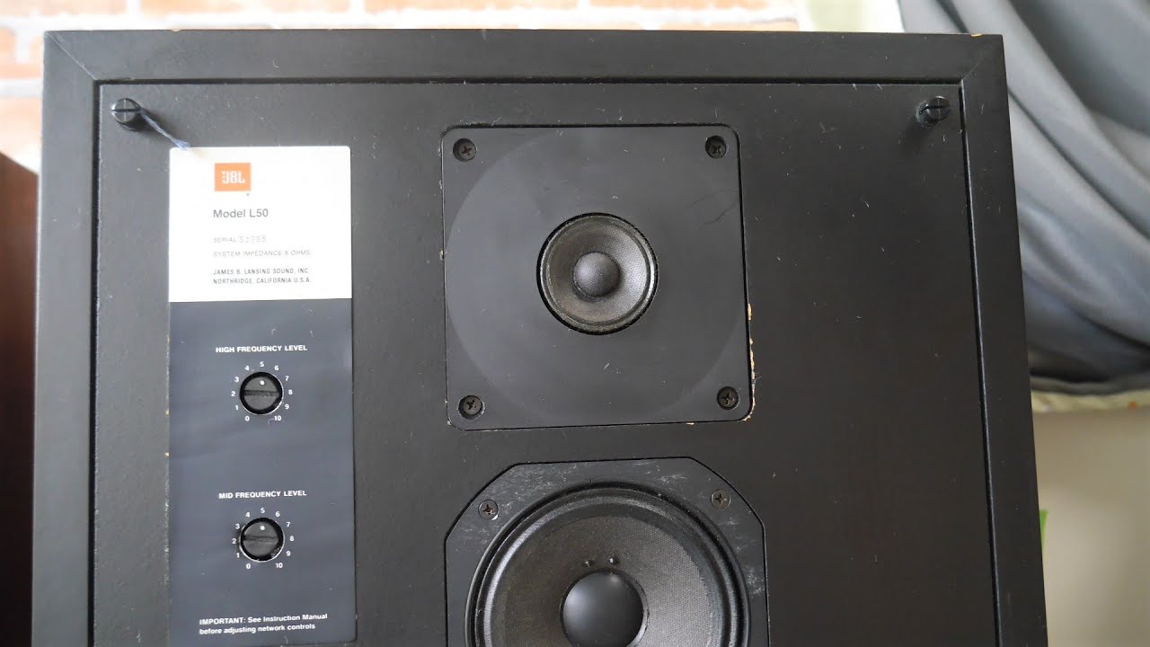 JBL L50 アルニコ3way 空気録音 最後にビクター ウッドコーン