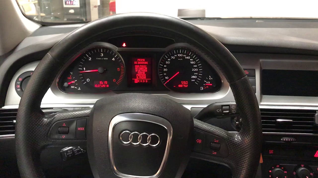Audi A6 C6 3.0TDI startup + rev YouTube