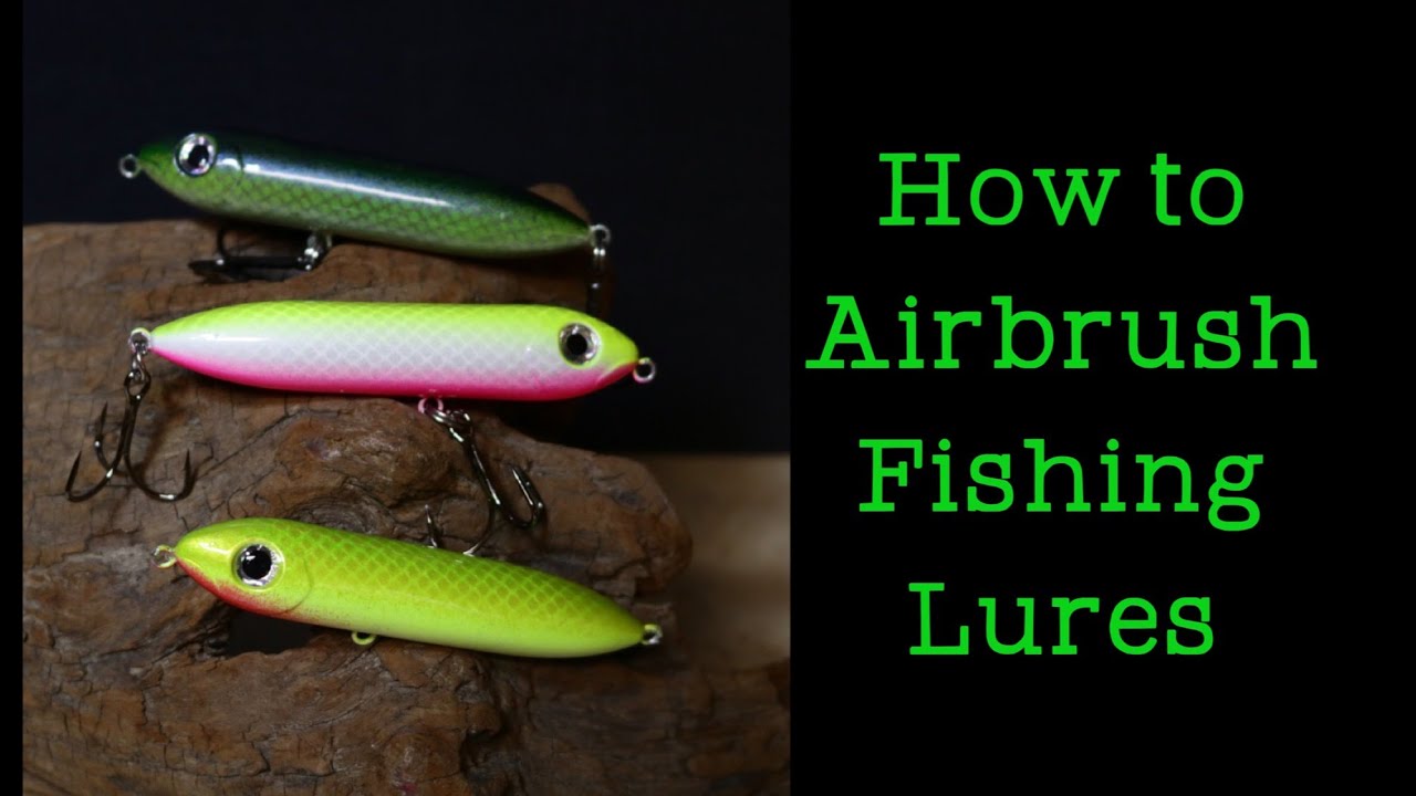 How to airbrush fishing lures 