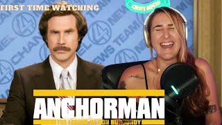 First time watching ANCHORMAN | My stomach hurts from laughing!