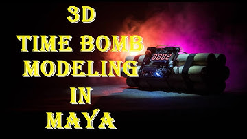 3D TIME BOMB MODELLING IN MAYA PART 1