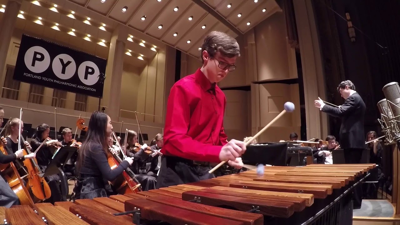 Paul Creston Concertino for Marimba and Orchestra Nathan Coffman percussion