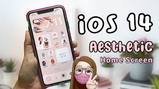 CARA CUSTOM AESTHETIC HOME SCREEN IPHONE iOS14 | Bahasa Indonesia screenshot 4