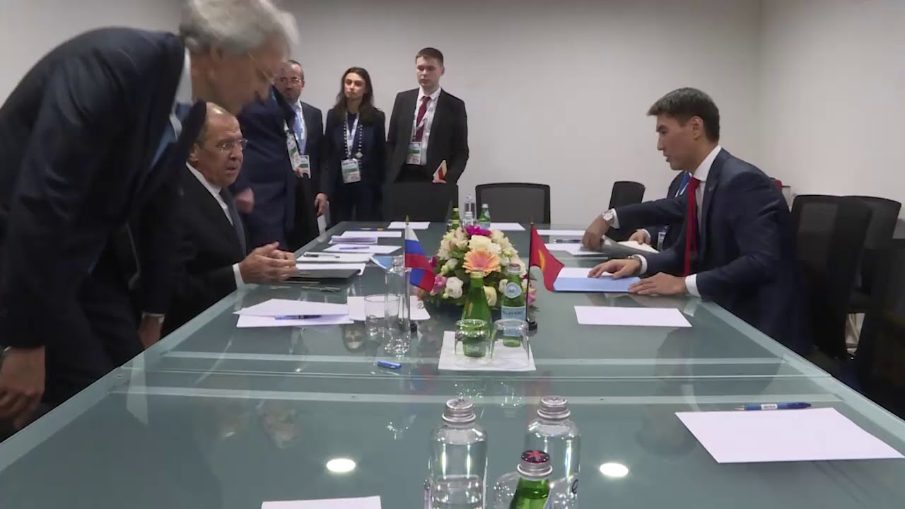 Встреча С.Лаврова с Ч.Айдарбековым
