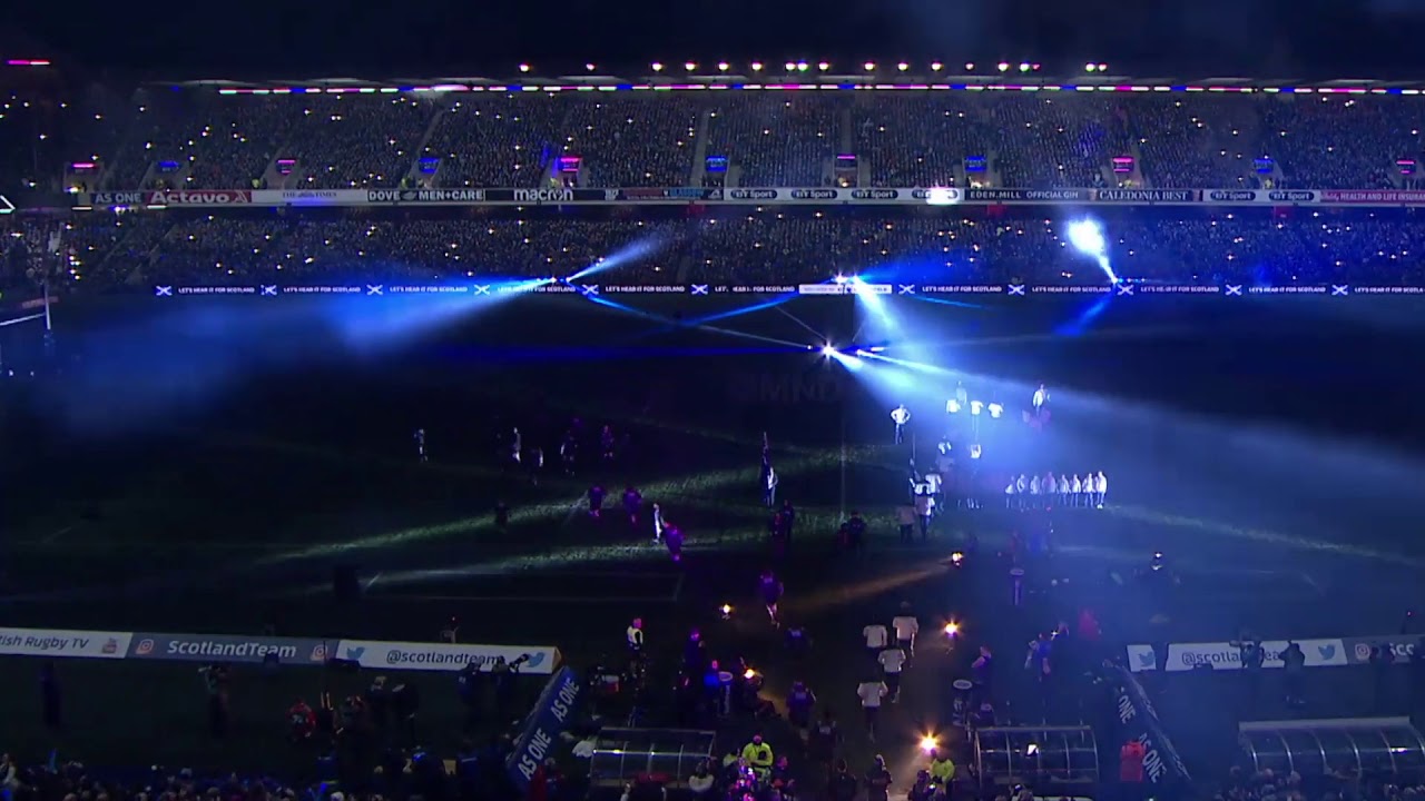 Prematch Entertainment Scotland v New Zealand BT Murrayfield YouTube