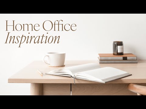 6 Tips for a Minimalist Home Office | Make Your Workspace Inspiring✨