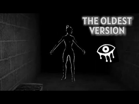 Playing the oldest version of Eyes : The Horror Game! (V;1.0.2) 