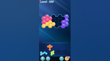 BLOCK! Hexa Puzzle! Rookie Level 100 (Rotate) - Lösung Solution Walkthrough
