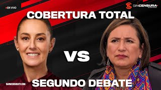 COBERTURA ESPECIAL 2DO DEBATE PRESIDENCIAL #Sheinbaum #XochitlGalvez #Maynez RUMBO AL 2 DE JUNIO