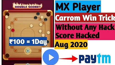 MX Player Game Hack 100% Carrom Winning Trick ( Playing$ Earning) Tips