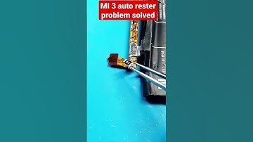 mi 3 auto restart problem solution || mobile repair 2023