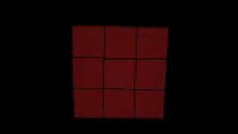 rubik cube in povray