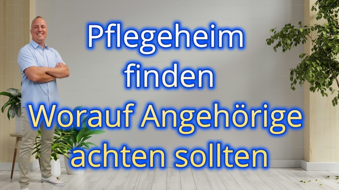 Pflegeheim finden Worauf Angehörige achten sollten