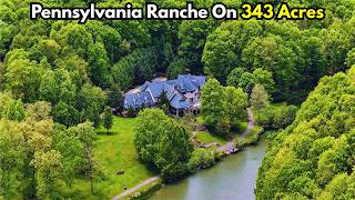 Pennsylvania Ranches For Sale / 343 Acres / 3-Acre Stocked Pond / Luxury Estate / Hunting Land