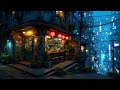 Lofi Ambient – Cyberpunk Corner Shop Rain Overlooking a Neon Metropolis | Calm Space for Late-Night
